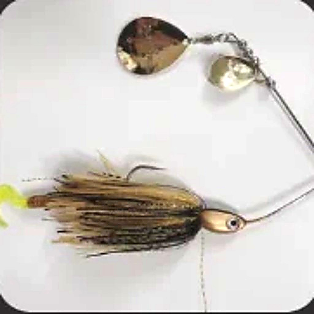 Bidgee Bait Gold/ Black with Brass