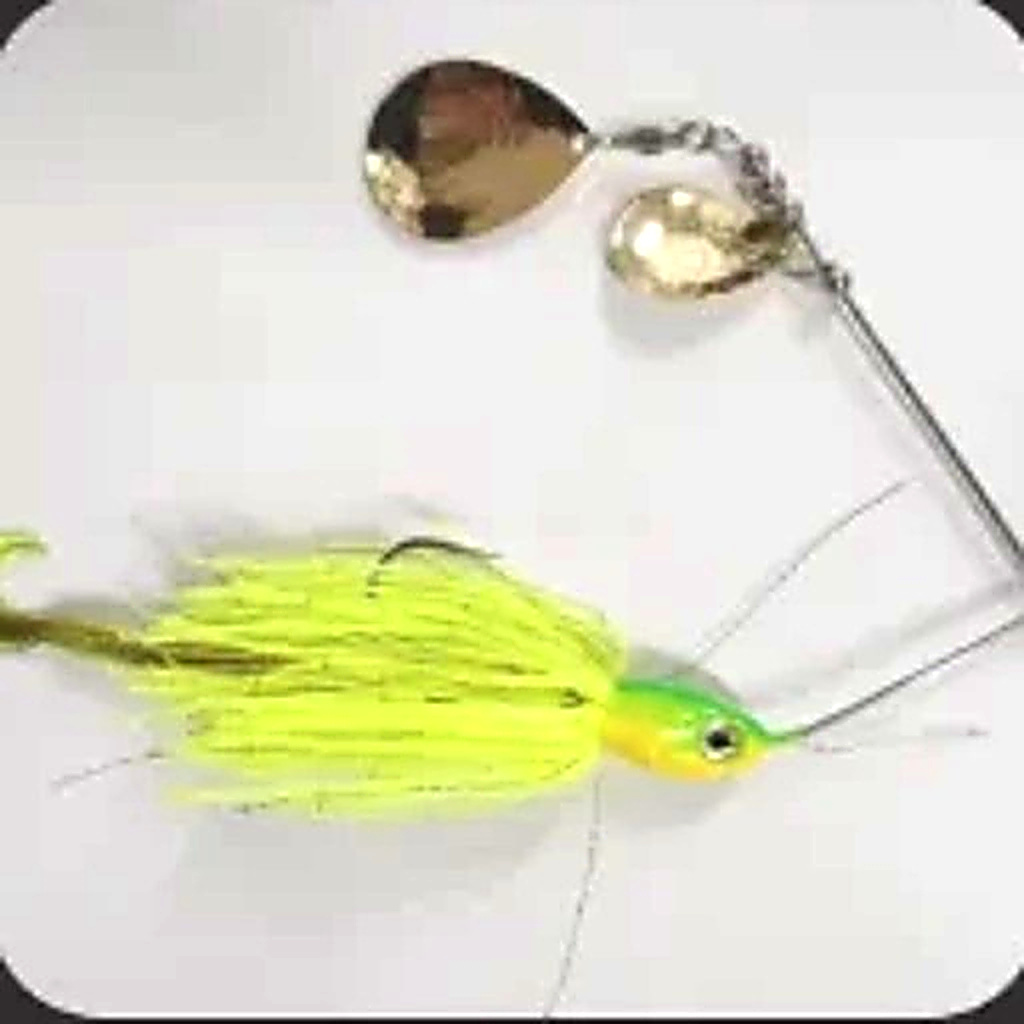 Bidgee Bait Yellow/ Green with Brass